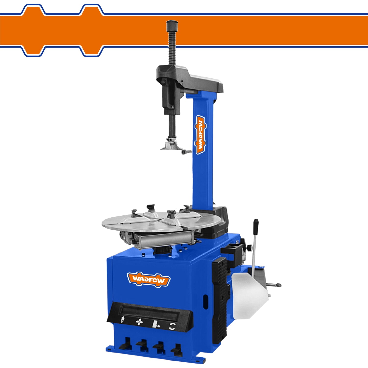 Desmontador llantas con brazo automático 110-120V~60Hz. Diámetro: 41". Ancho: 14". Ruido: <70db