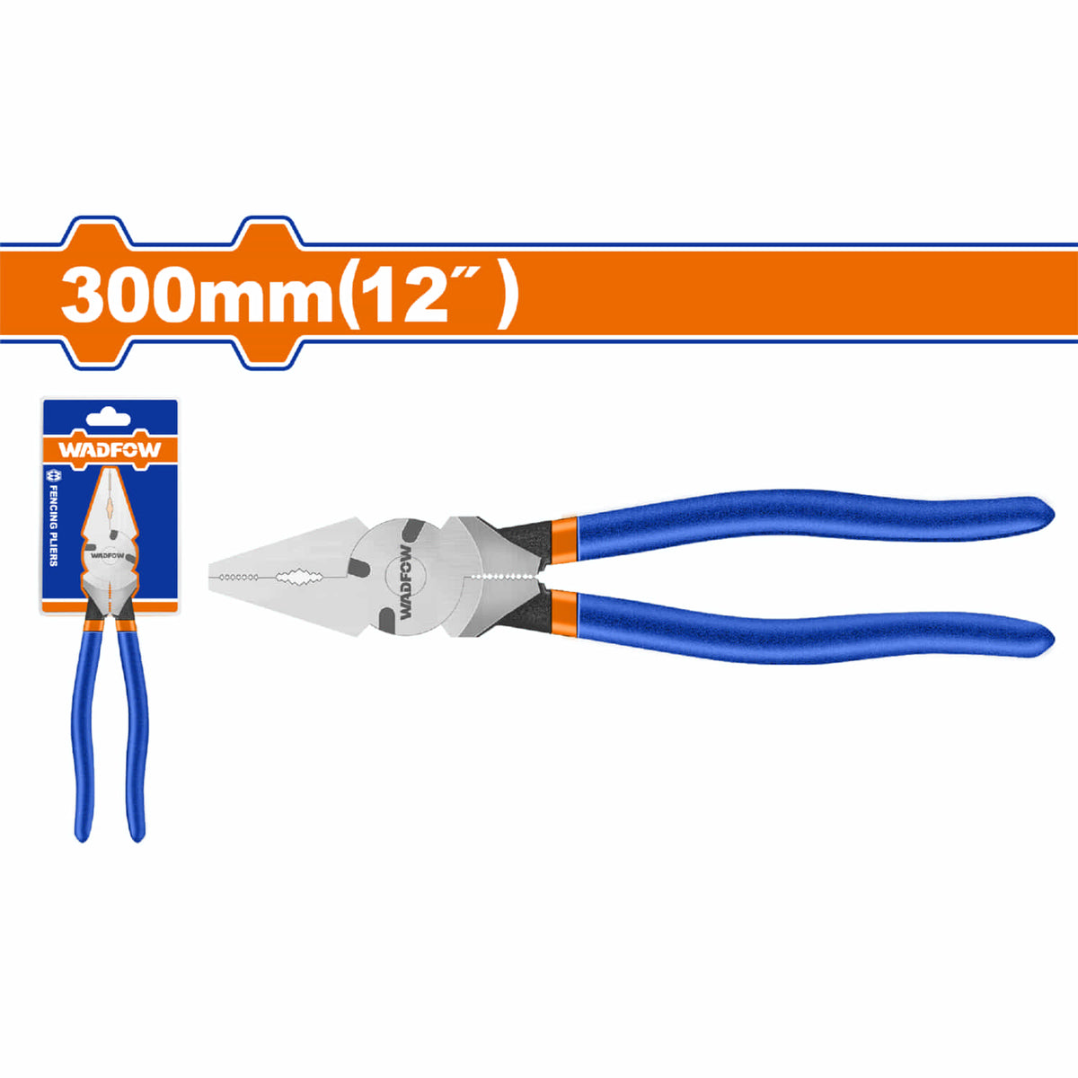 Alicate para cercas de malla 12" Tratamiento de superficie:Pulido. Alicate para cortar alambre