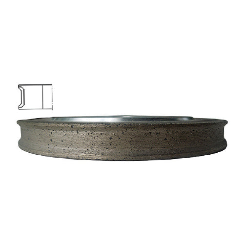 Disco diamantado Flat & Arris, D100*h22*T6,Para vidrio 6mm, # Grit150
