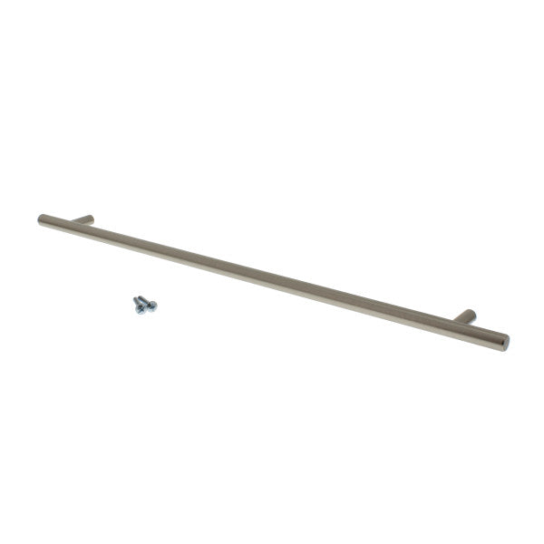 Manigueta tirador de 15-1/4" de niquel satinado para puertas