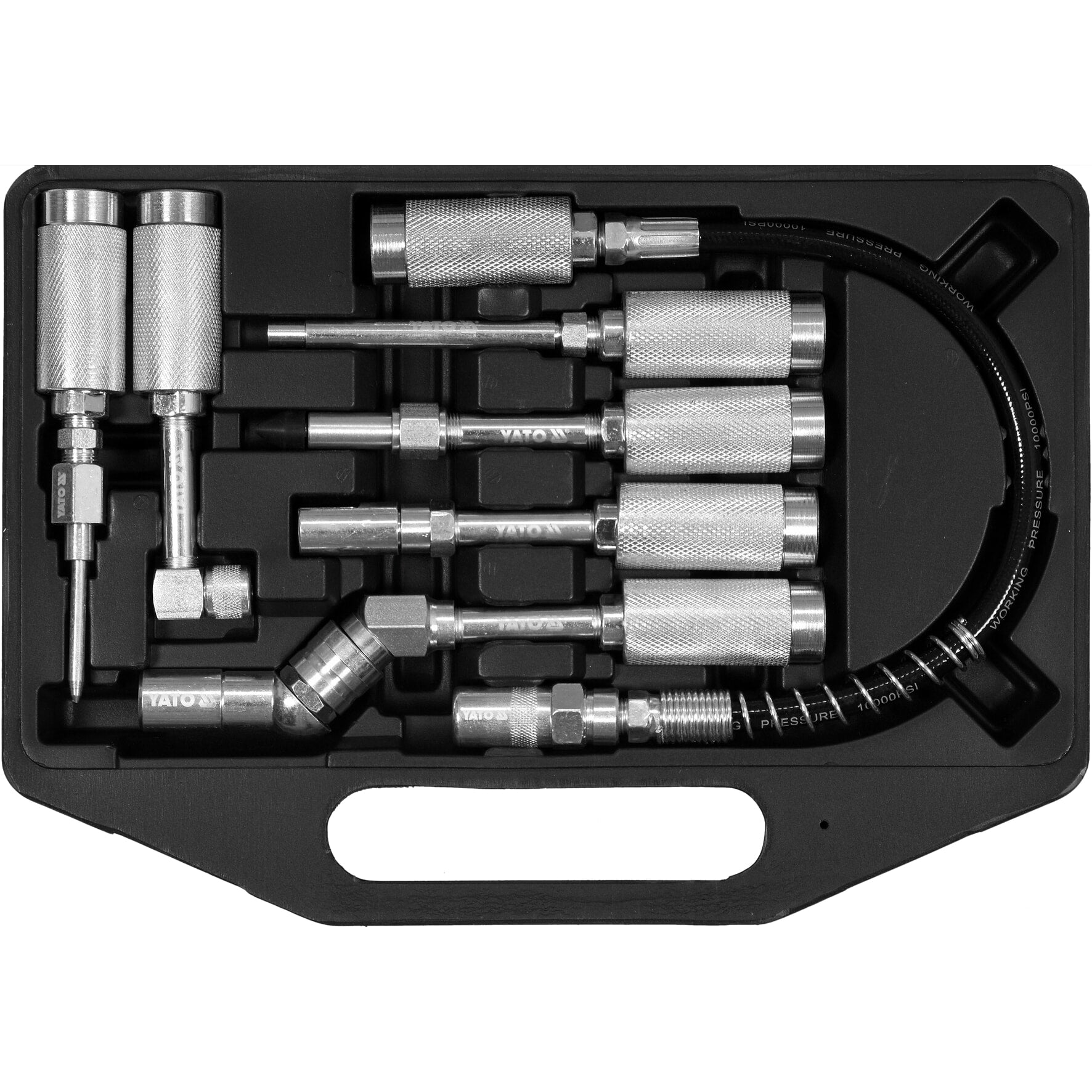 Adaptadores boquilla flexible Bomba de grasa. (Juego 7 pzas)
