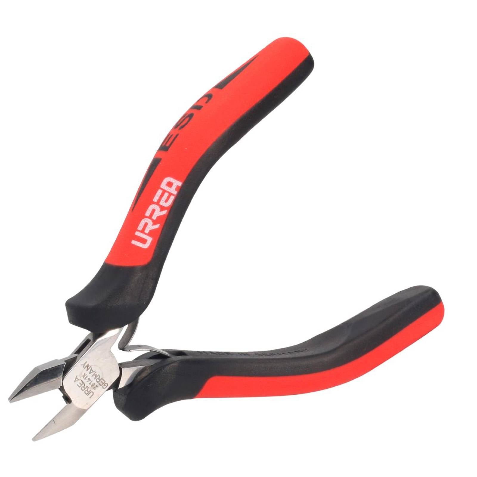 Pinza para electrónica corte diagonal 4-1/2" Pesado Urrea