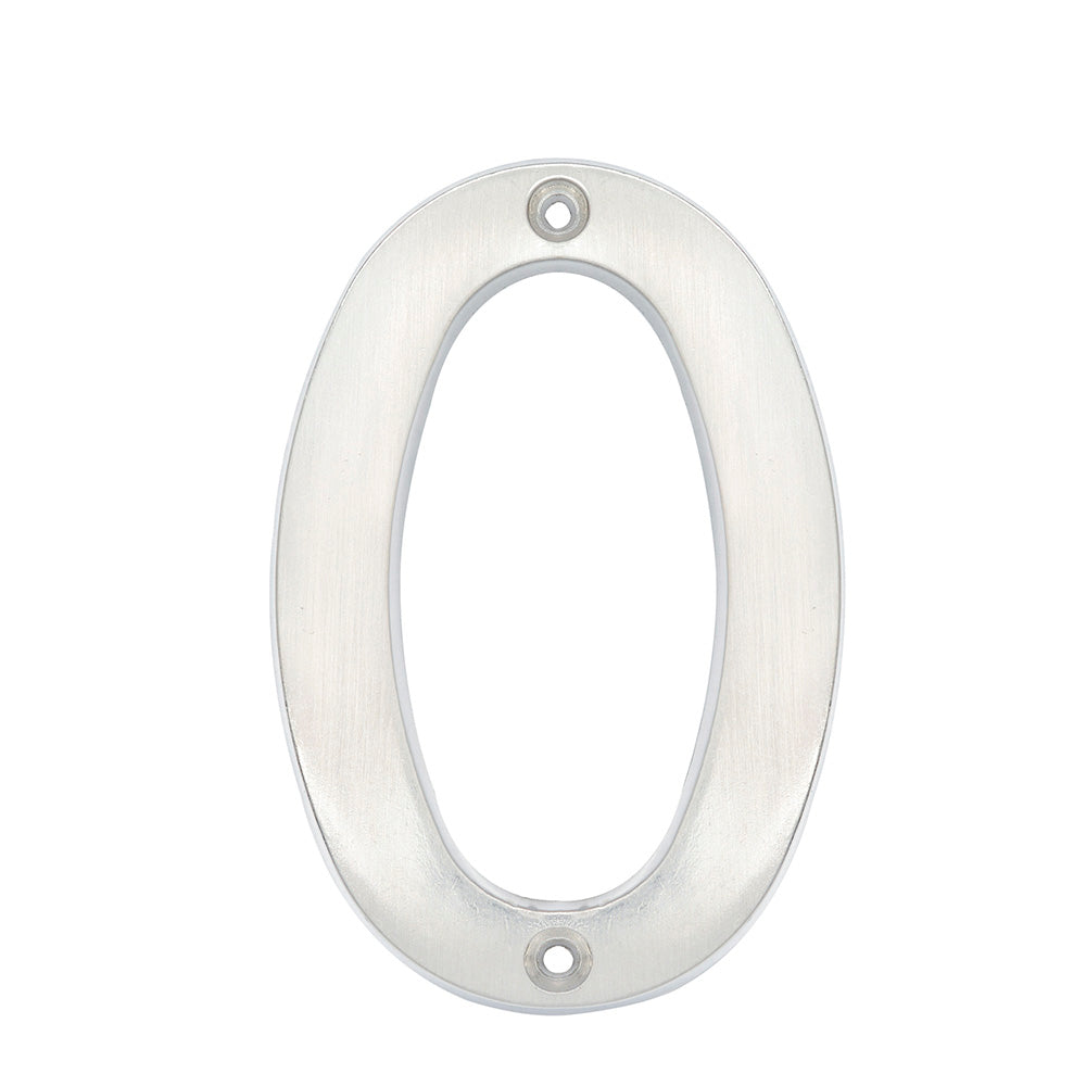 Numero 0 slim 4" cromo satinado Lock