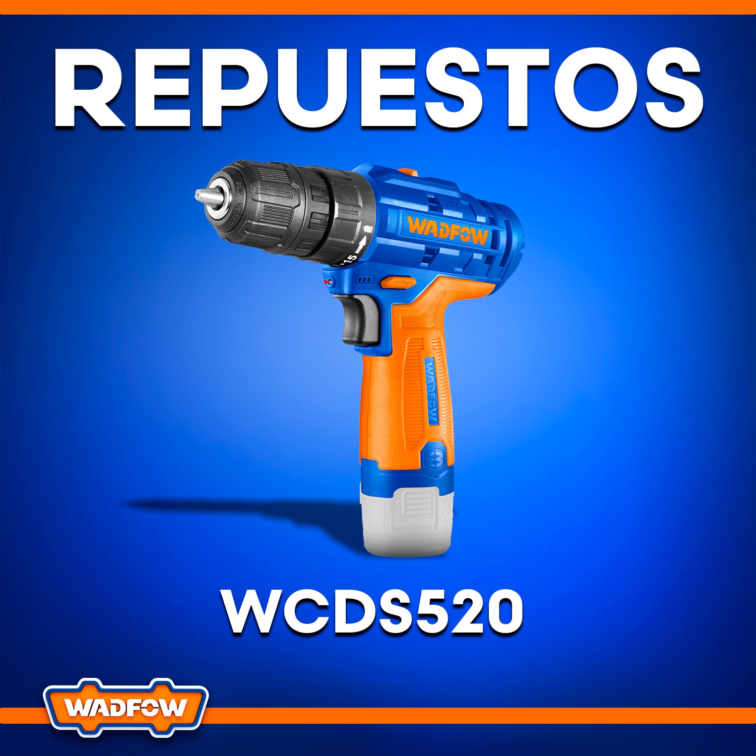 Repuestos de Taladro drill inalámbrico de 12V 0.8-10mm. WCDS520