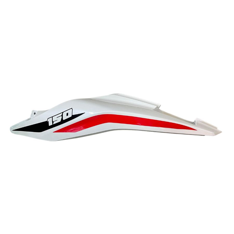 Covertor trasero izquierdo blanco con calcomanias (TNT150)