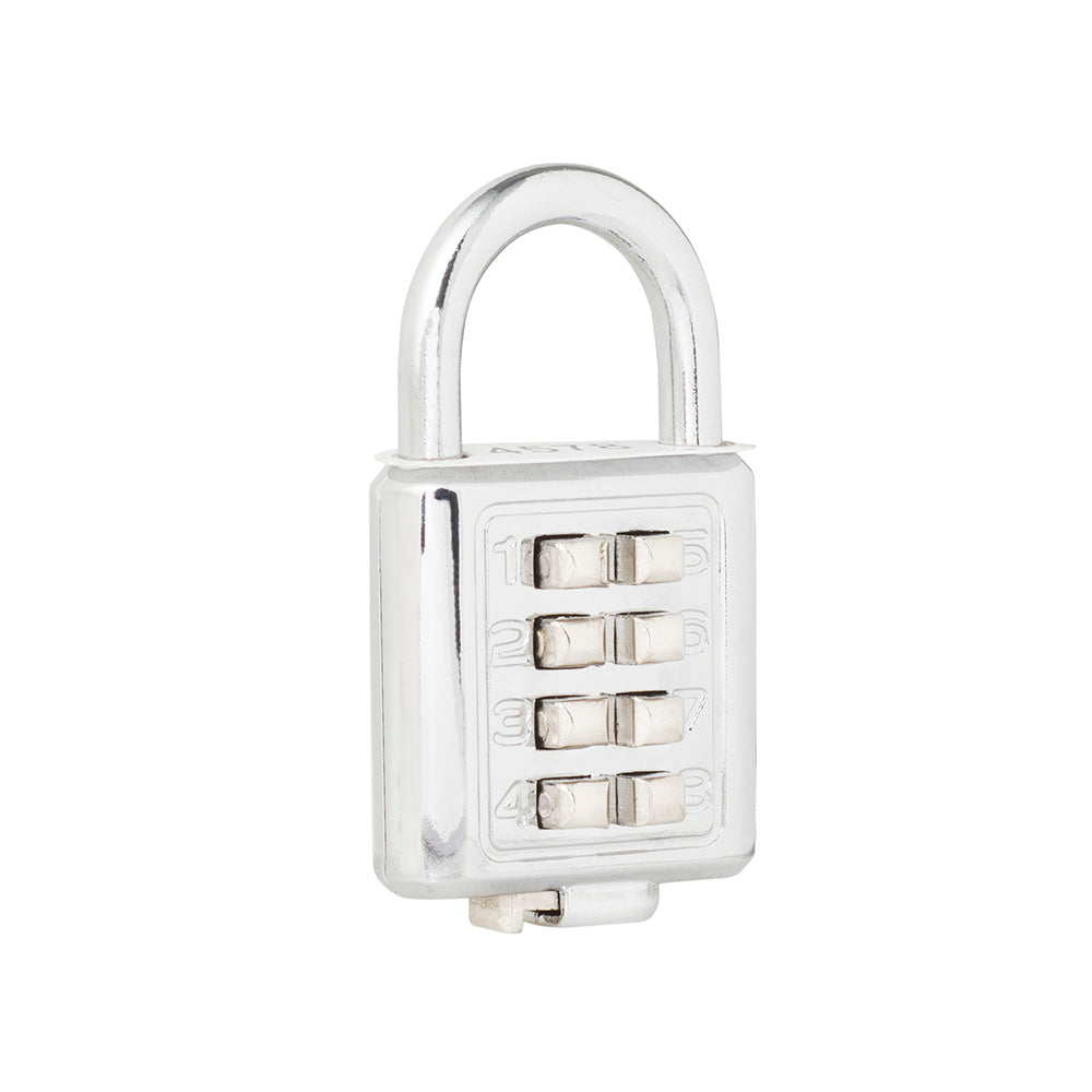 Candado digital corto 40 mm cromo brillante Lock