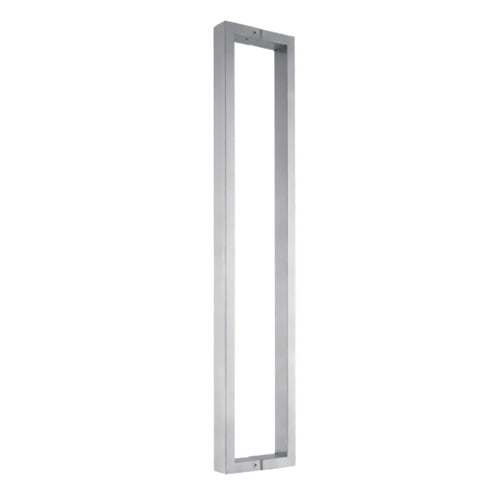 Tirador cuadrado de 13x19x610mm brillante.