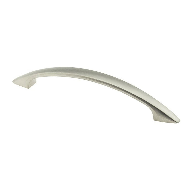 (25 PCS) Maniguetas tirador arqueado de 3" de niquel satinado para gabinetes