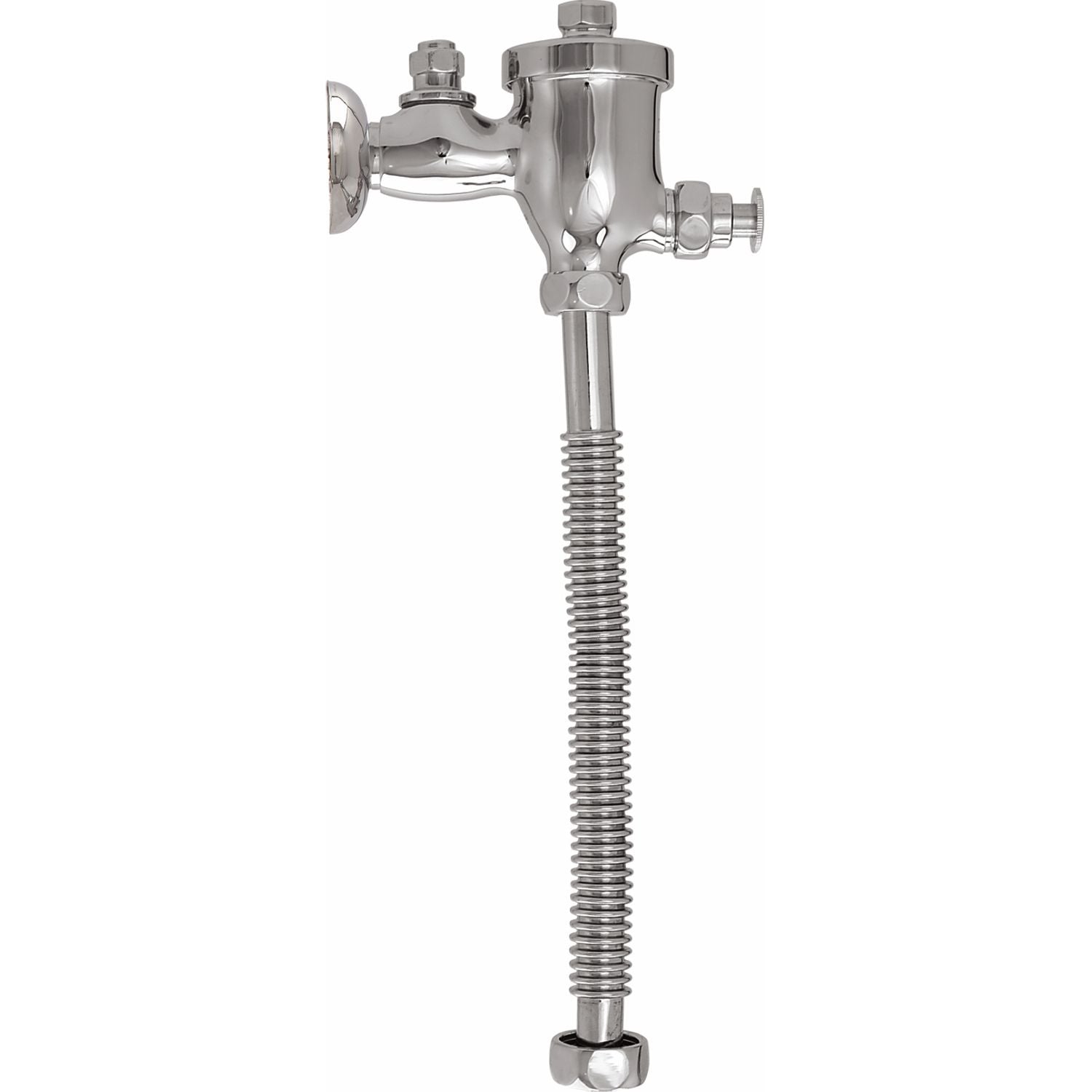 Fluxómetro para Urinal mingitorio de botón. Cromado Trabaja a media y baja presión (0.2 a 3 kg/c