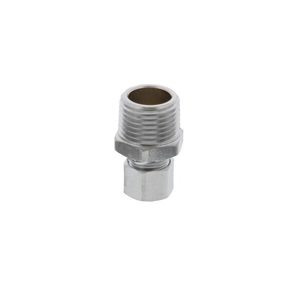 Conector macho de compresión de 3/8" x 1/2" para llaves de ángulo