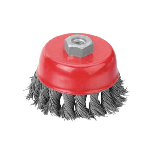 Rueda de alambre 4" 5/8"-11 UNC.