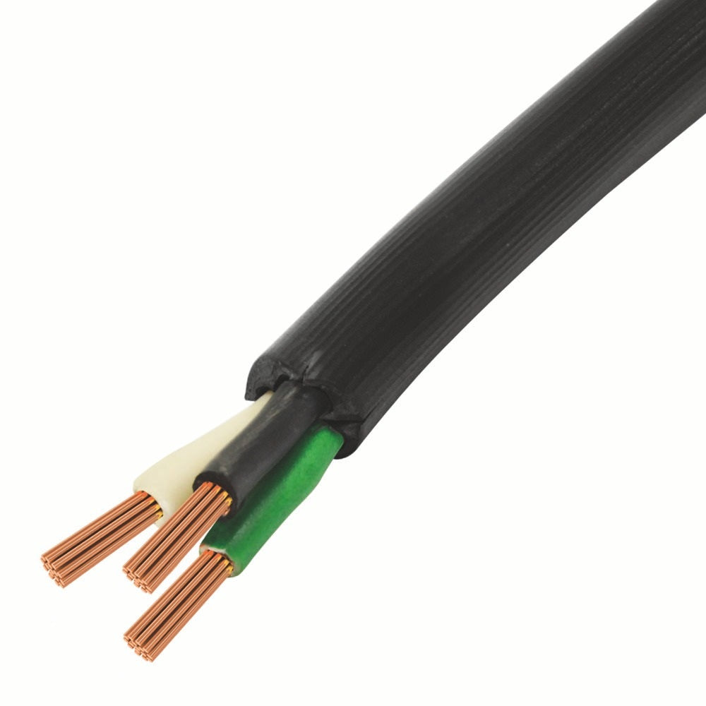 Cordon Caucho Electrico Negro. Calibre #3x6AWG. Se vende Metro.