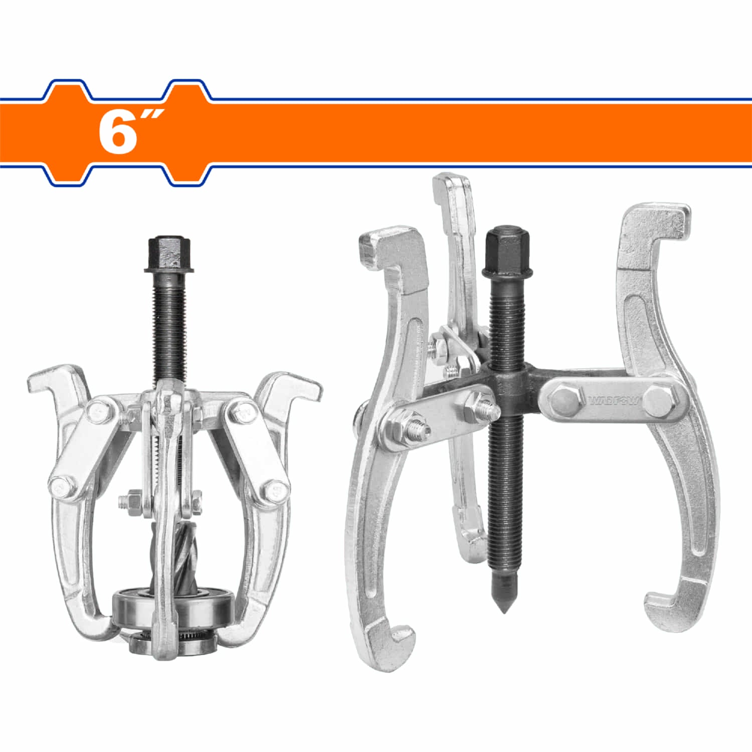 Extractor de 3 mandíbulas 6". Tratamiento térmico. Galvanizado. Extractor de tres garras. De rodamientos y balinerAS