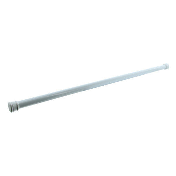 Barra de presión cromada para cortinas de baño de 41" - 76"