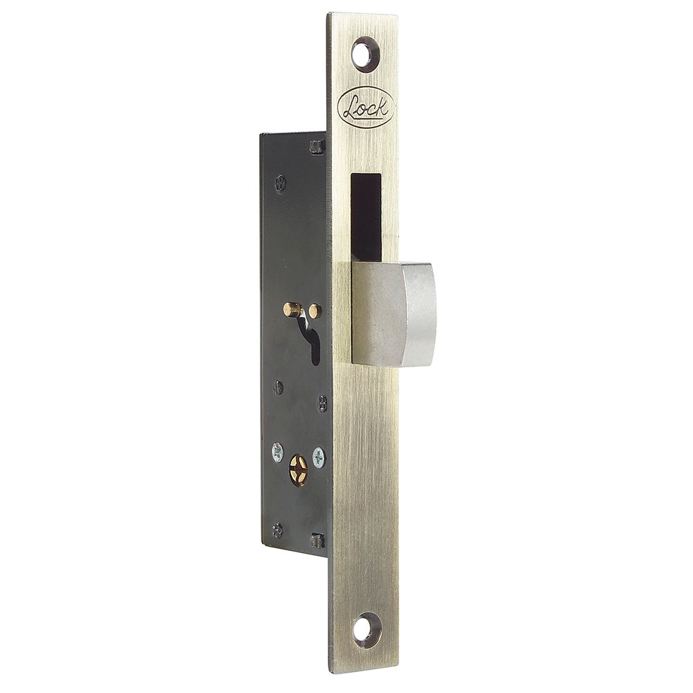 Cerradura perfil paleta latón antiguo Lock