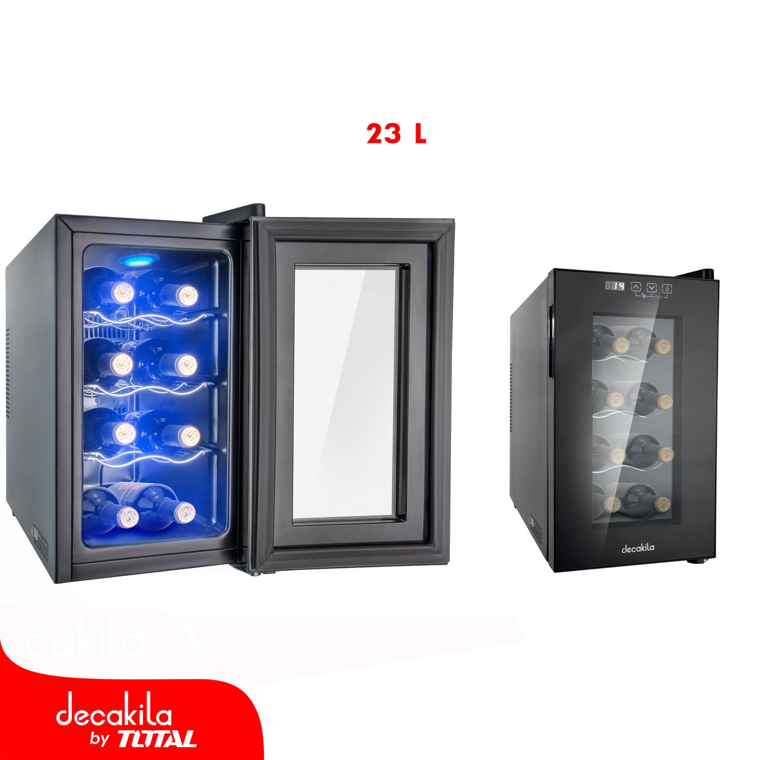 Vinera enfriador de vinos 8 botellas 23L 8-18C