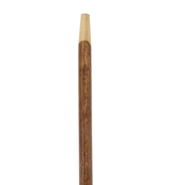 Mango de madera de 1-1/8" x 60" con punta conica para escobas