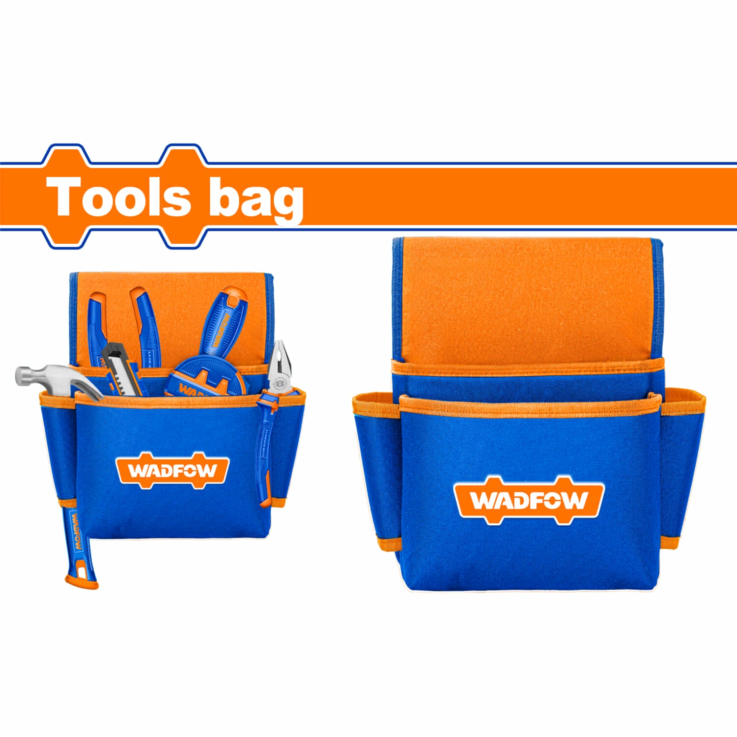 Bolsa para Herramientas para cinturón 280x275mm Carga:10Kg. Con bolsillos. Compatible con: WTG1100