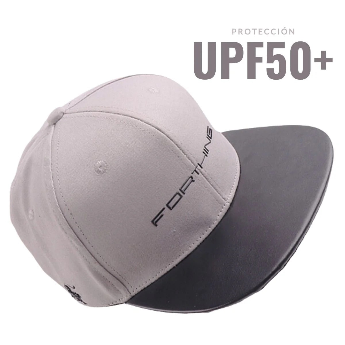 Gorra Forthing Gris. Con Protección UPF50+.
