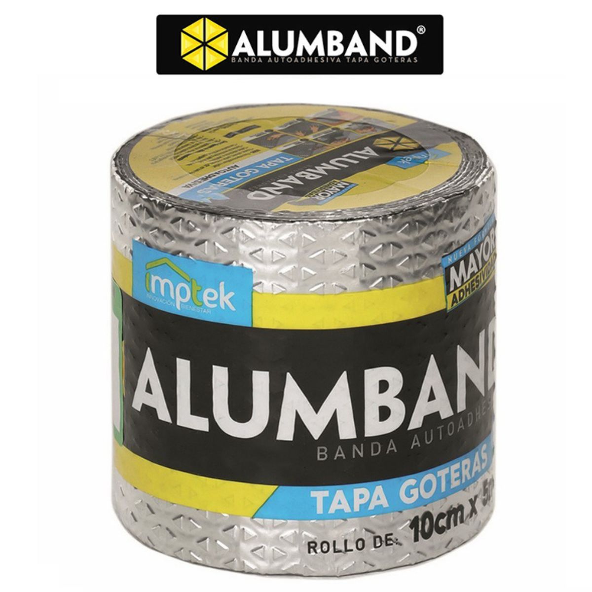 ALUMBAND Autoadhesivo 1.1 mm "Tapa Goteras" 5mx10cm