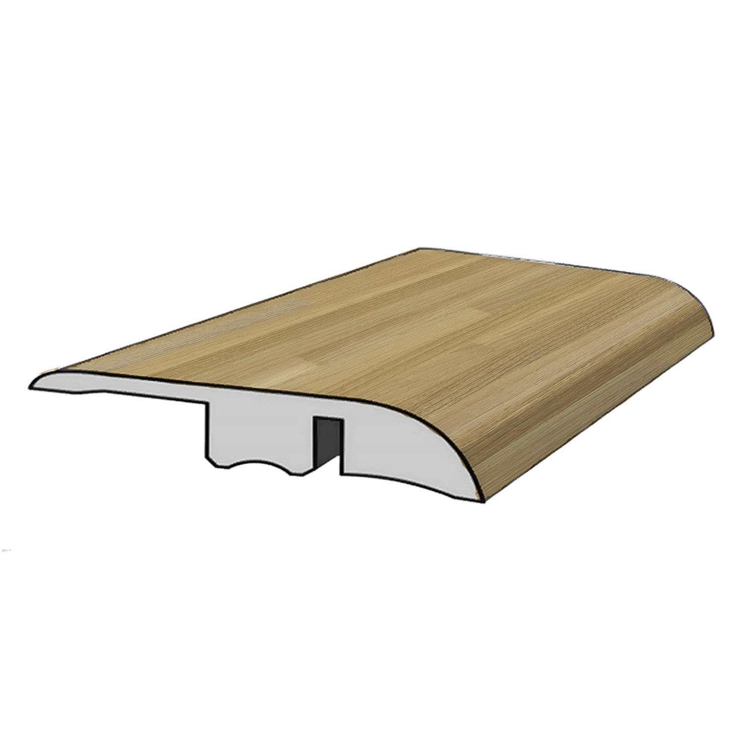 Remate final, reductor para piso SPC Bambú 45 x 2400 mm