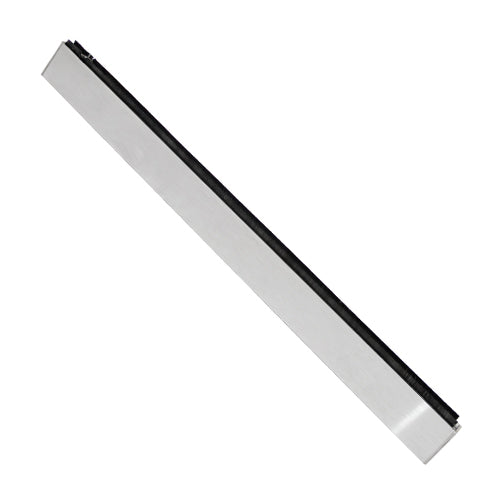 Zocalo sup puerta.80mm inox304macizo 1mt recortable No req saques P/8-10-12mm Brill