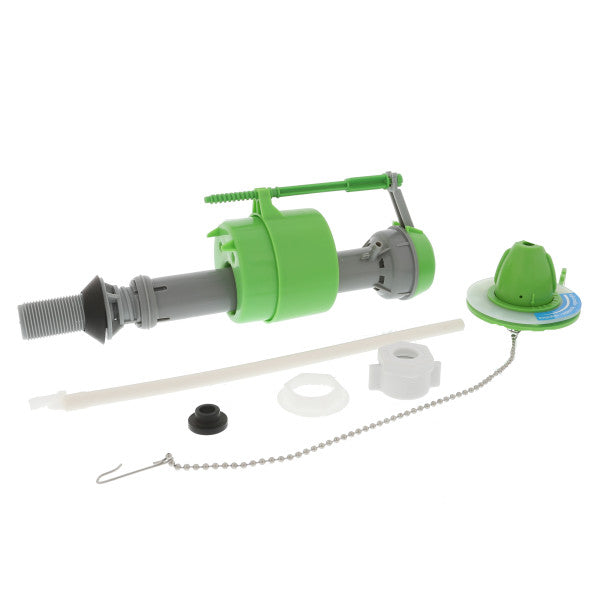 Kit de reparacion con valvula y flapper para tanques de inodoros