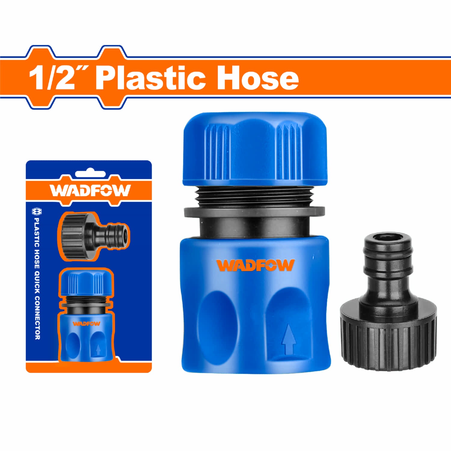 Conectores Rápidos para Mangueras de 1/2" y adaptador de Grifo 3/4 Se vende en juego.