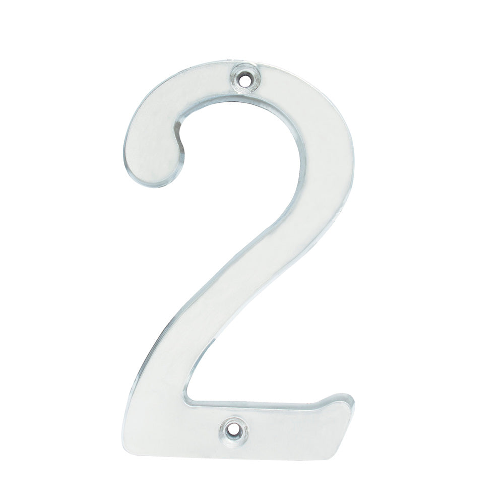 Numero 2 slim 4" cromo satinado Lock