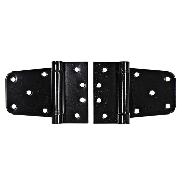 Juego de bisagras para puertas de cierre automático color negro