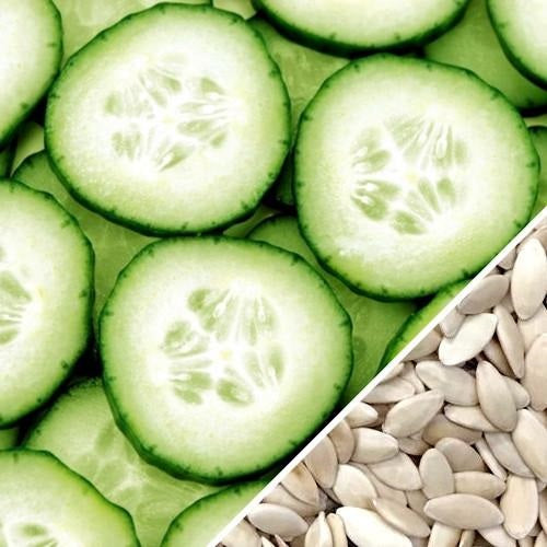 Semillas de pepino (100% Heirloom/No Híbrido/No GMO). 120 semillas aproximadamente.