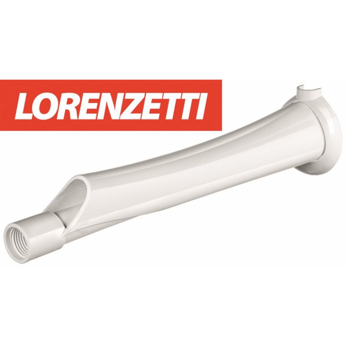 BRAZO "LORENZETTI" PARA DUCHA 12" BLANCO