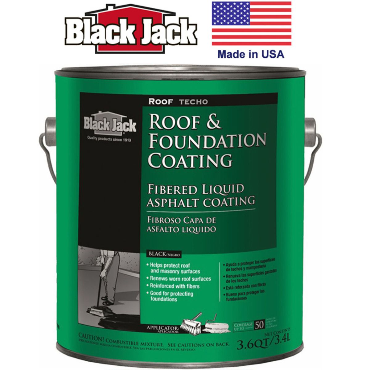 ASFALTO LIQUIDO BLACK JACK U.S.A 1 GALON