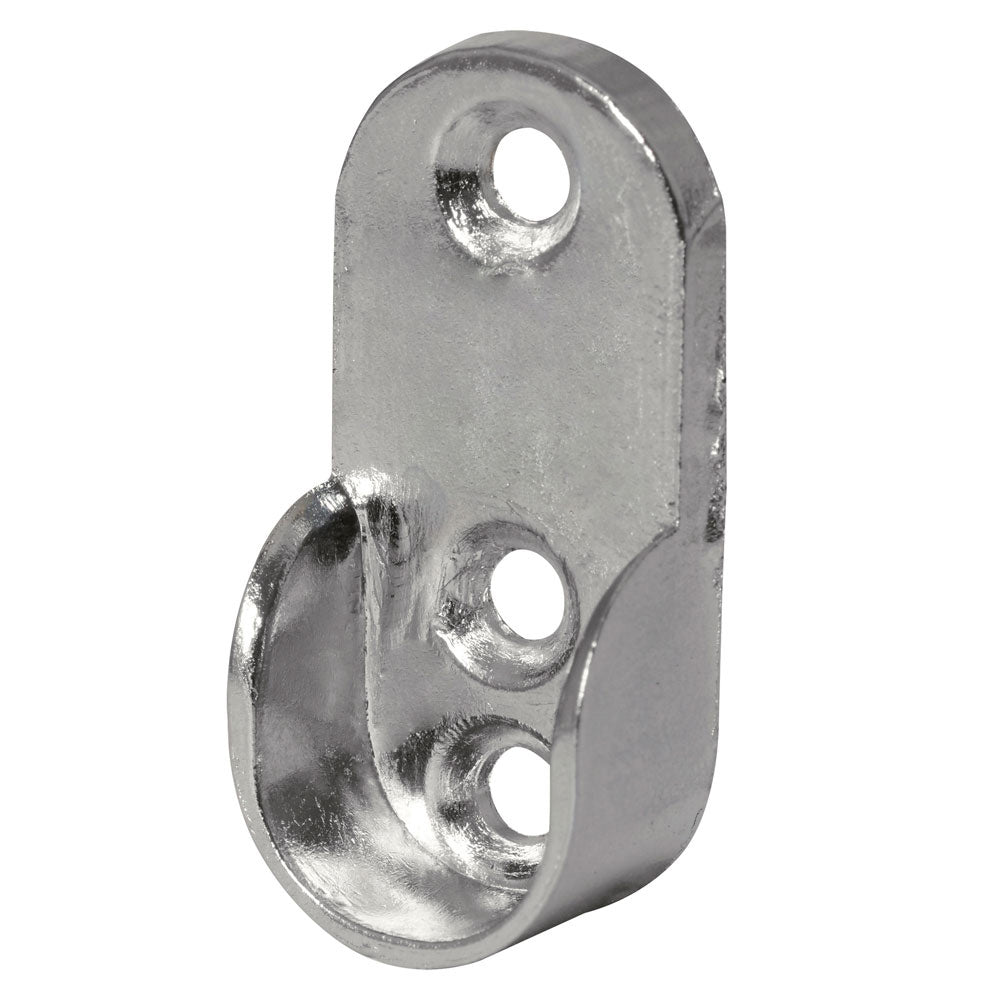 Juego de brida para tubo ovalado de closet Lock