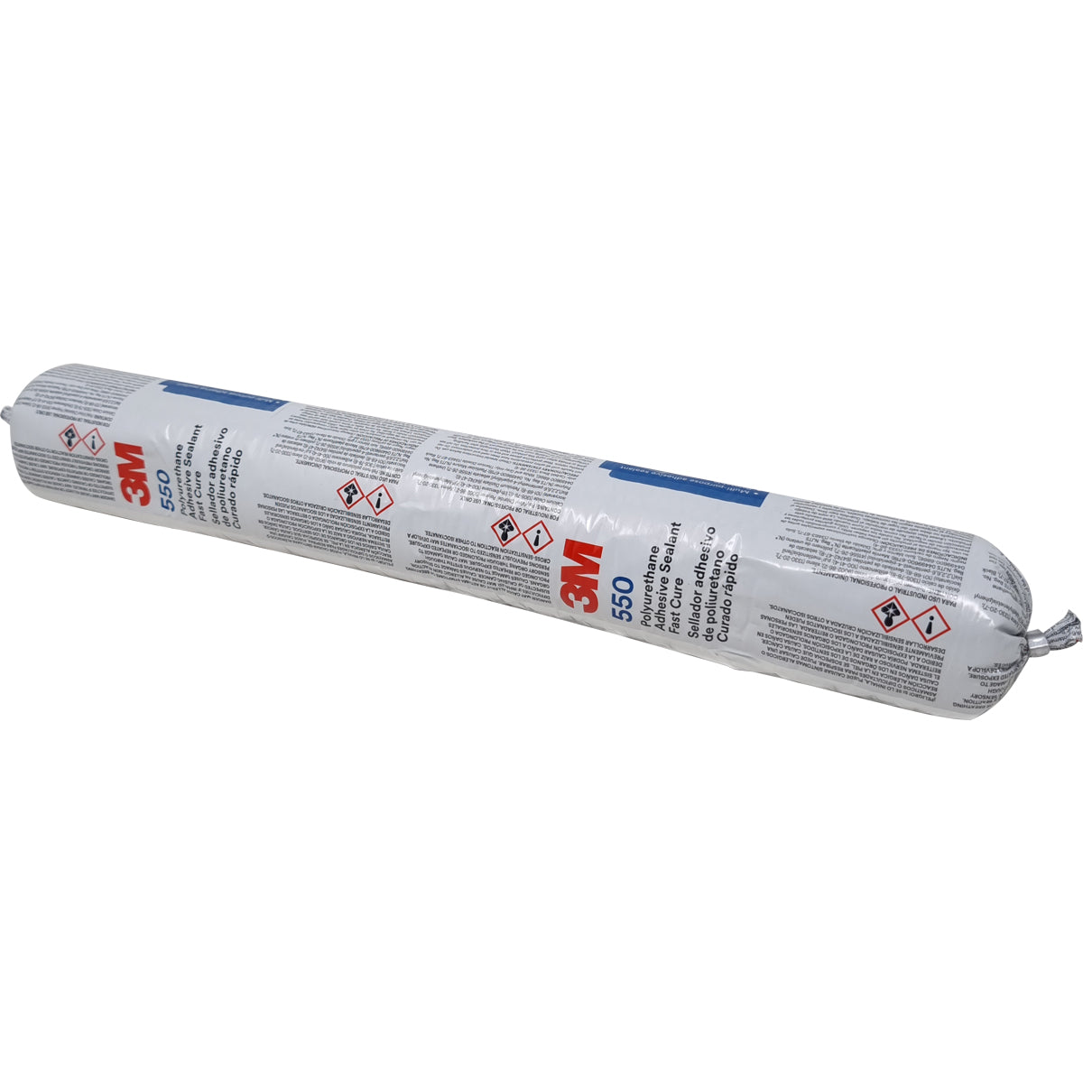 Sellador Adhesivo 3M de Poliuretano 550FC. Color blanco 600 ml.