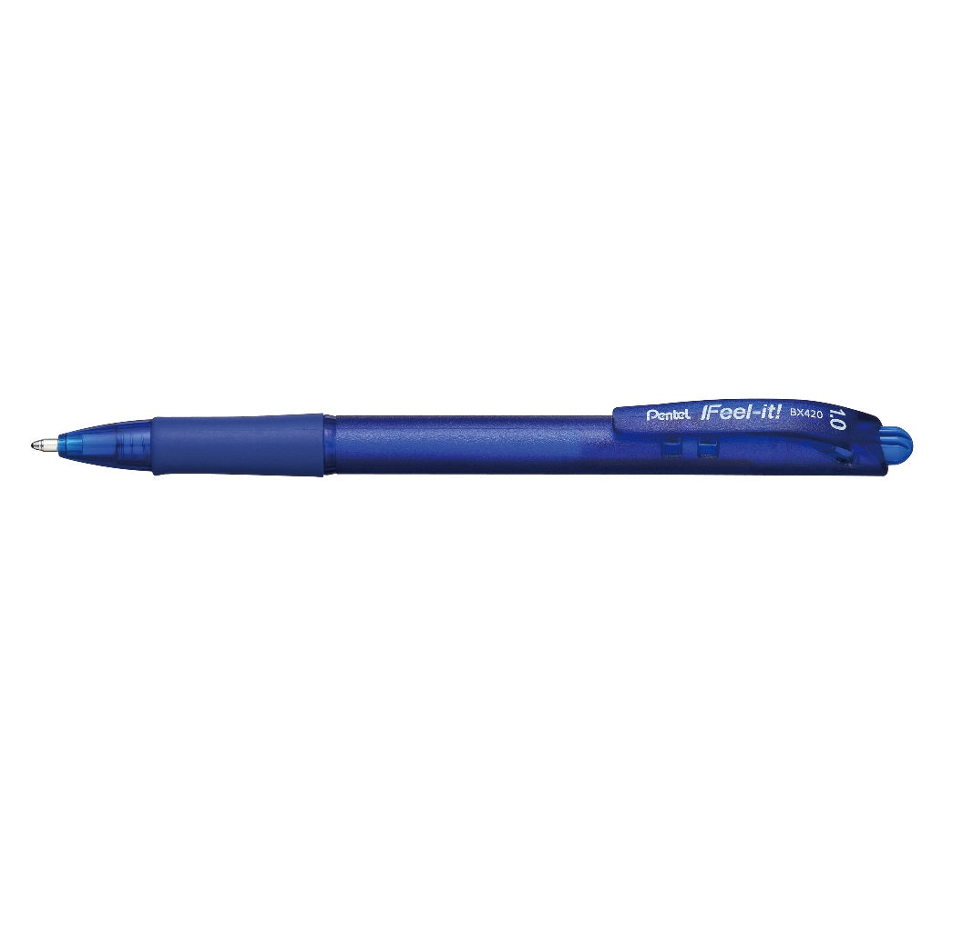 Bolígrafo Feel-it retráctil 1.0mm azul