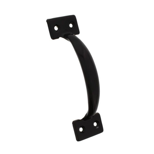 Tirador de 6-1/2" de color negro para puertas