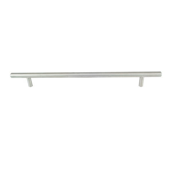 Manigueta tirador de 3-3/4" de niquel satinado para gabinetes