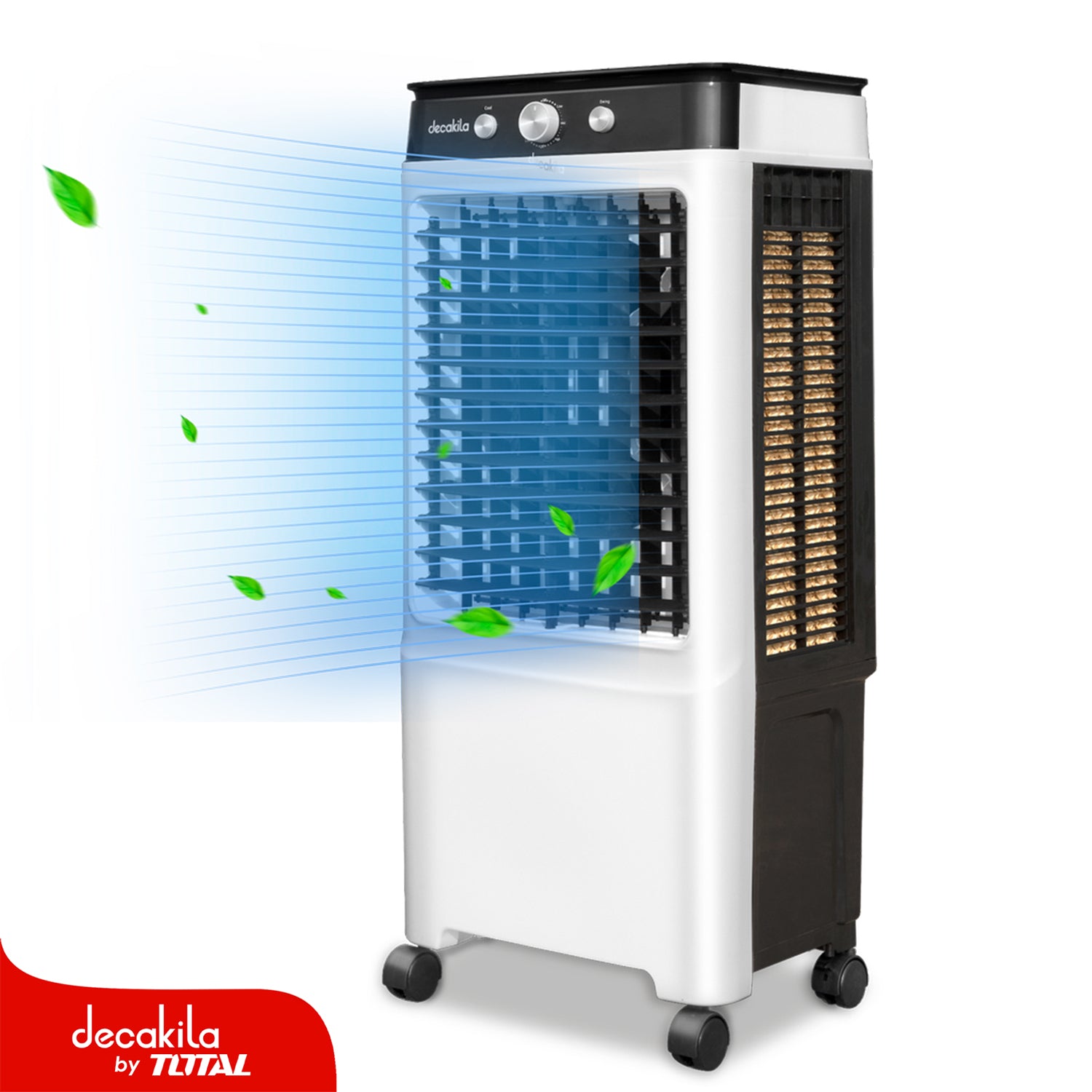Abanico de Aire frio Portátil. 130W. 120V/60Hz. 30L. (Funciona con agua) Acondicionador con agua