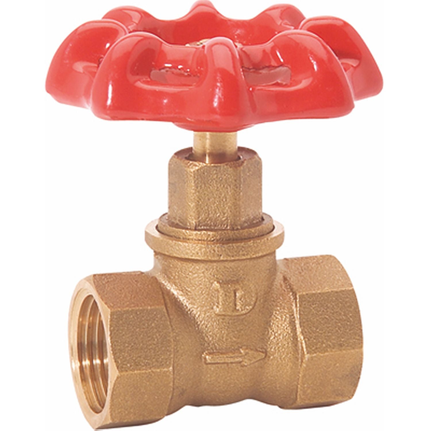Válvula de compuerta compacta 1/2" de bronce roscada NPT 200 PSI