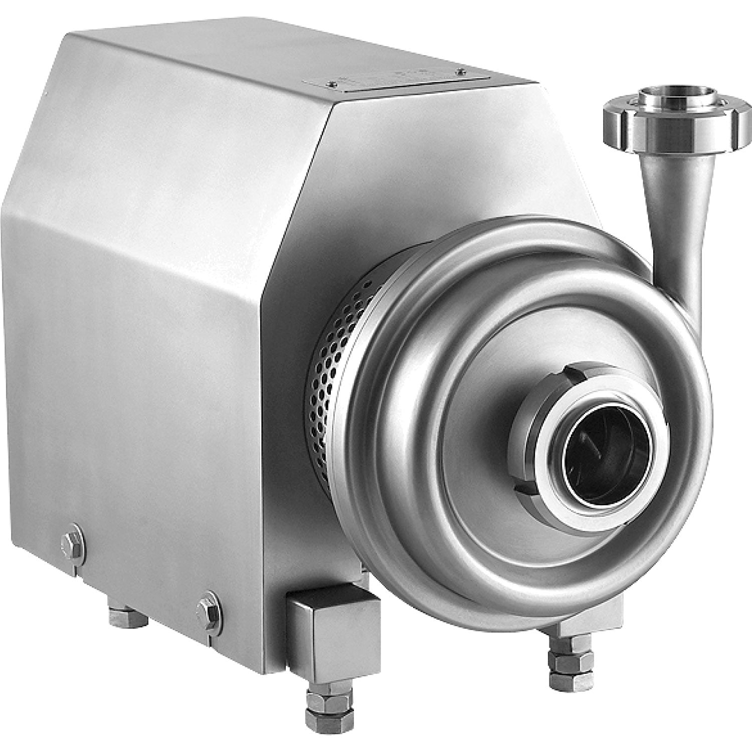 10 Hp. Bomba centrifuga sanitaria 440-480V 60Htz.316L/ FPM / SIC/SIC/FPM. Tipo clamp. 3A.