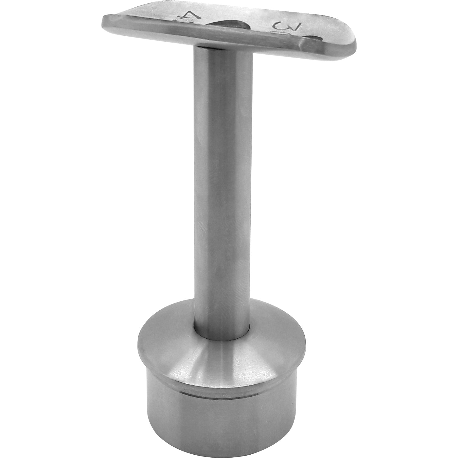 Soporte Poste-Corremanos Fijo para Tubo de 2".
