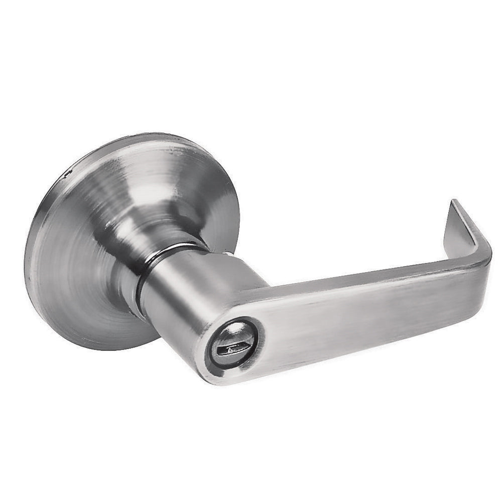 Manija plana tubular, níquel satín, entrada/recámara Prolok.