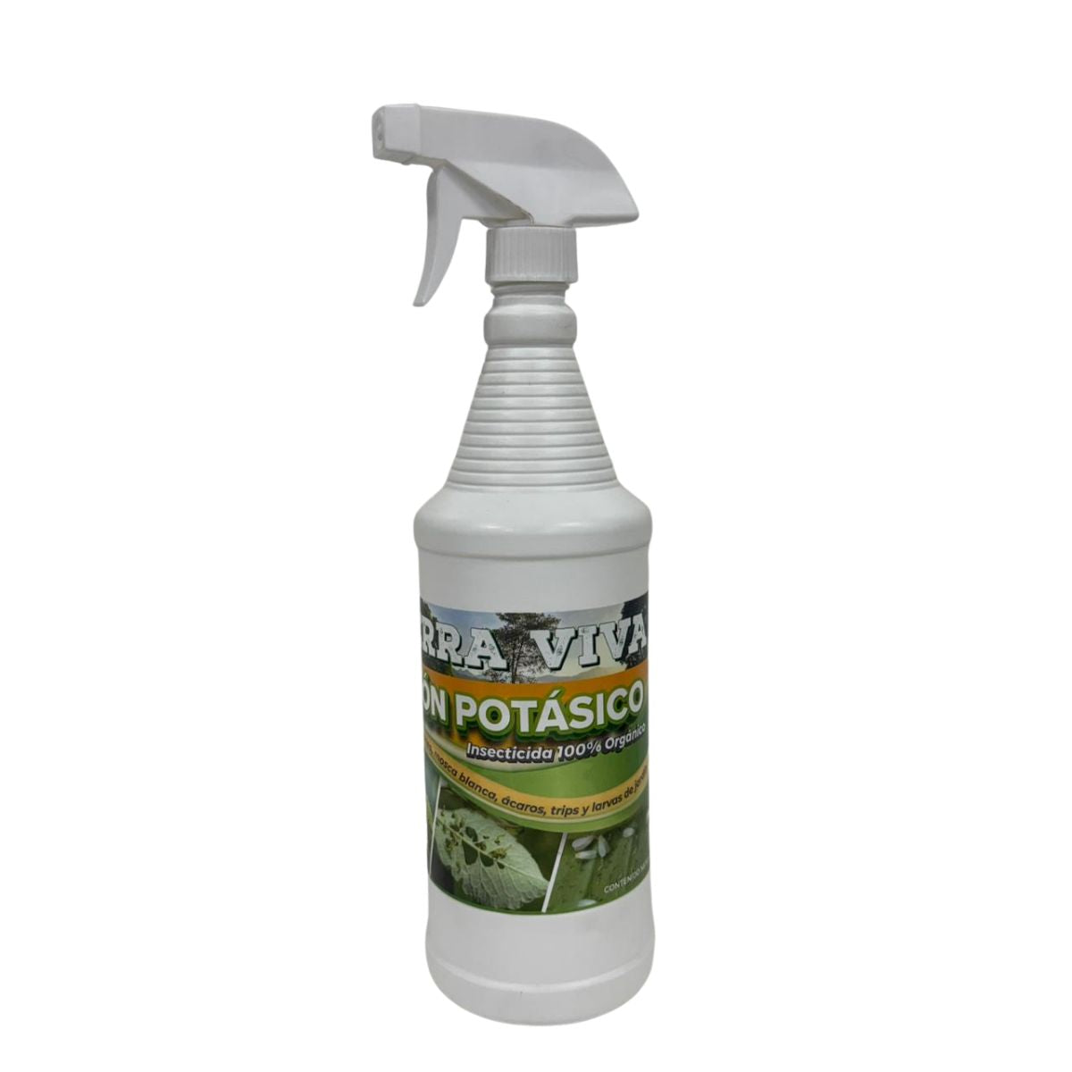 Jabón potásico insecticida de uso directo Tierra viva, 100% orgánico. 1 litro