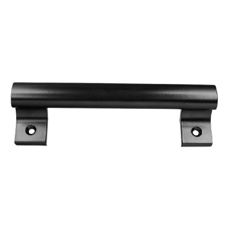 Haladera tipo baston para puerta corredera de instalacion externa con tornillo. Acabado color negro.