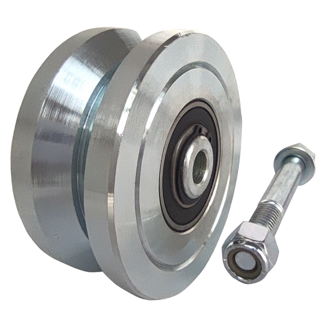 Rueda 6". portones de gran peso. 2 rolineras. 1000KG.