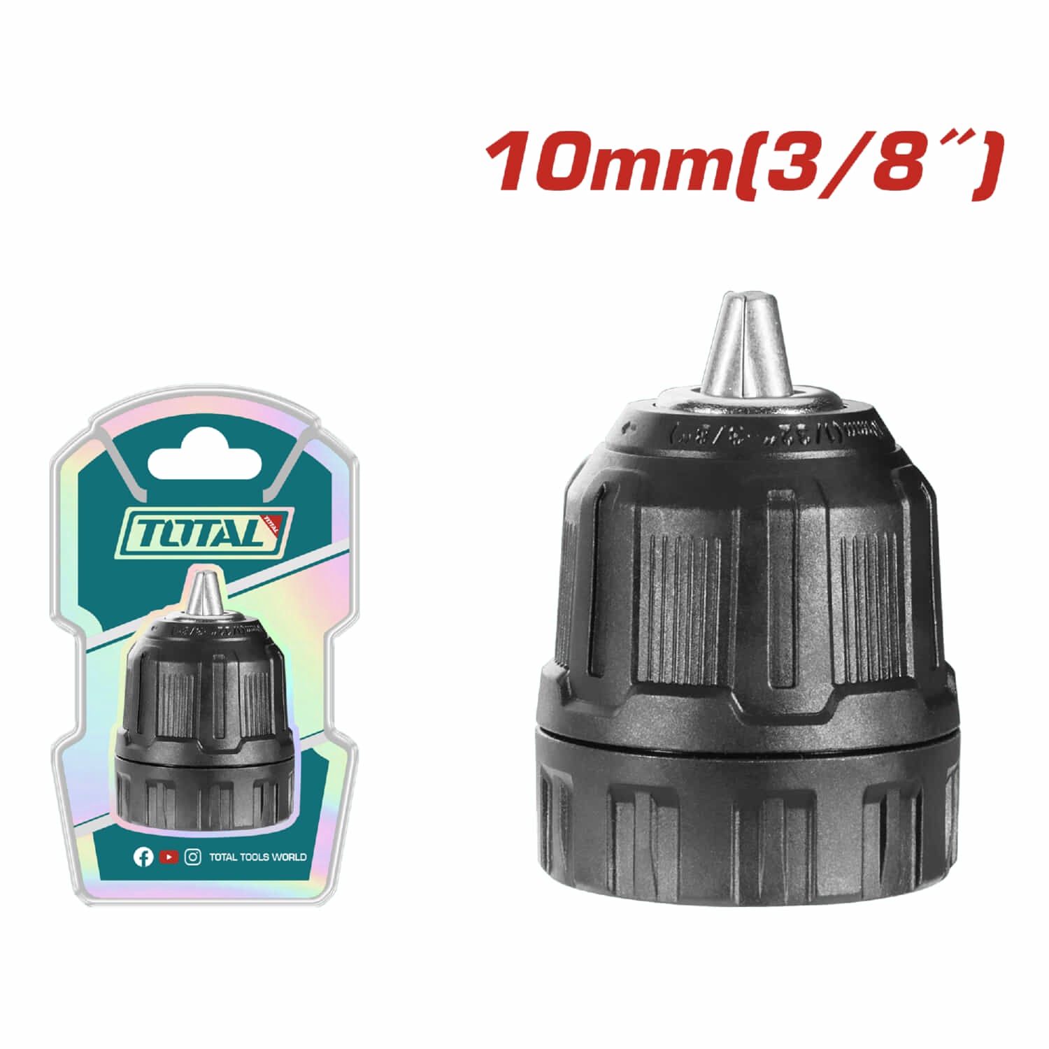 Reemplazo de Mandril sin llave de 0.8-10mm(1/32"-3/8")