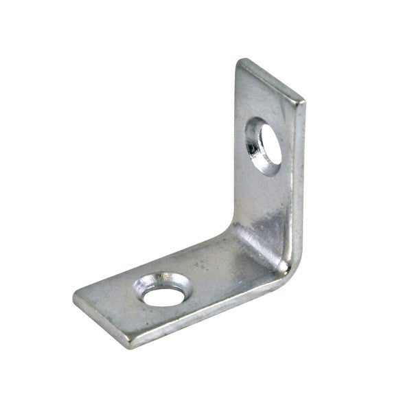 Set de Escuadras de esquina de 90 grados galvanizadas de 1" x 1/2"