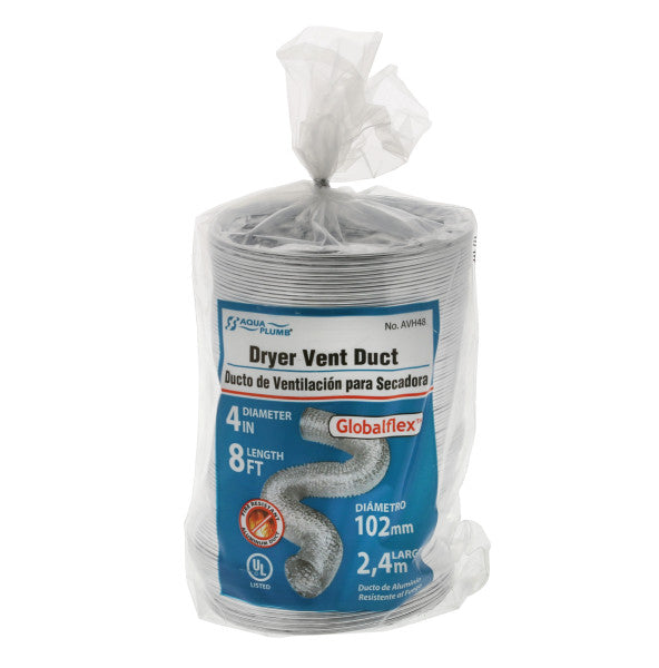 Ducto flexible de 8 pies para secadora