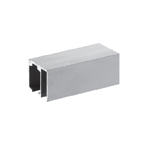 Riel de aluminio para corredera sencilla y paño fino para sistema 8600. 5.8 mts